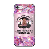 Personalized A Girl And Her Dogs A Bond That Can't Be Broken Phone Case Printed NQVQ0809