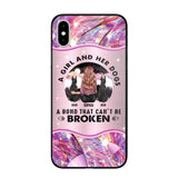 Personalized A Girl And Her Dogs A Bond That Can't Be Broken Phone Case Printed NQVQ0809