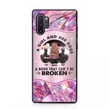 Personalized A Girl And Her Dogs A Bond That Can't Be Broken Phone Case Printed NQVQ0809