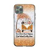 Personalized On A Dark Desert Highway Cool Wind In My Hair Dog Hippie Fall Phonecase Printed QTDT0909