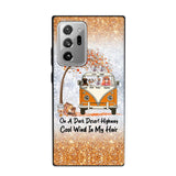 Personalized On A Dark Desert Highway Cool Wind In My Hair Dog Hippie Fall Phonecase Printed QTDT0909