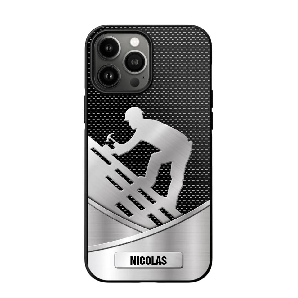 Personalized France Roofer Phone Case Printed 22SEP-DT09