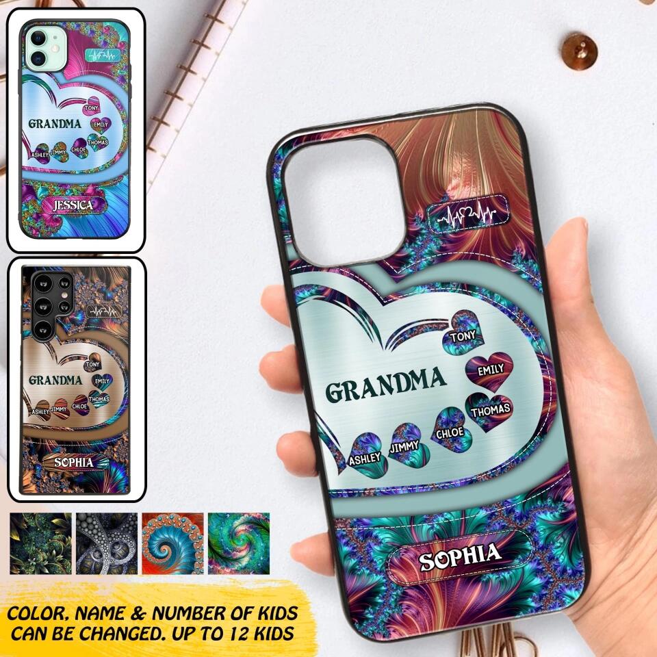 Personalized Heart Kid Phone Case Printed NQDT0809