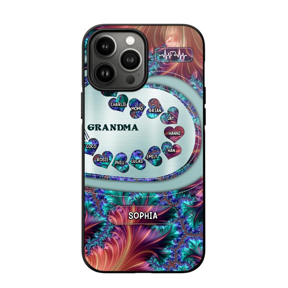 Personalized Heart Kid Phone Case Printed NQDT0809