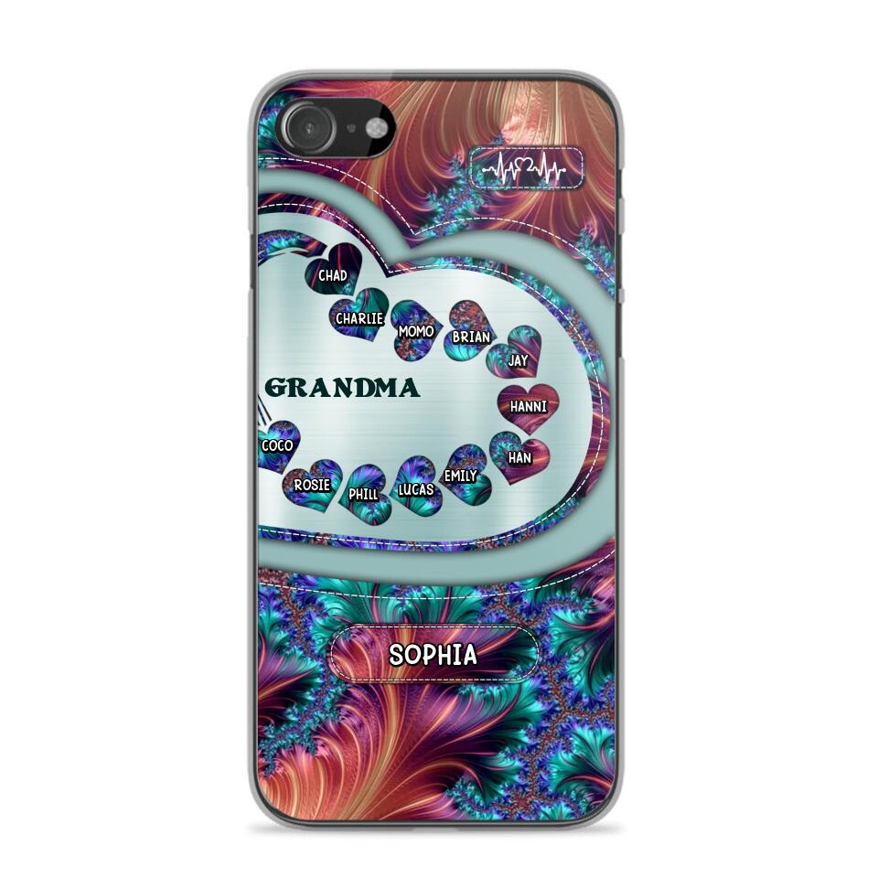 Personalized Heart Kid Phone Case Printed NQDT0809