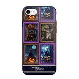 Personalized Cat Picture Halloween Phone Case Printed NQDT0909