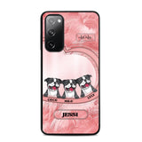 Personalized Dog Heart Feather Phone Case Printed NQDT0909