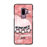 Personalized Dog Heart Feather Phone Case Printed NQDT0909