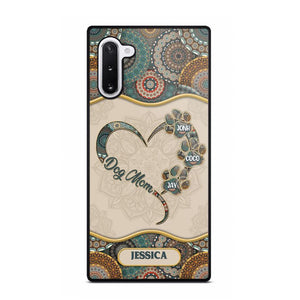 Personalized Dog Mom Heart Phone Case Printed NQDT0909