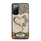 Personalized Dog Mom Heart Phone Case Printed NQDT0909