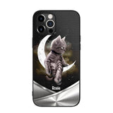 Personalized Little Cat Sit On The Moon Phone Case Printed NQVQ0909