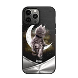 Personalized Little Cat Sit On The Moon Phone Case Printed NQVQ0909