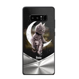 Personalized Little Cat Sit On The Moon Phone Case Printed NQVQ0909