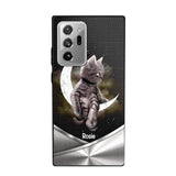 Personalized Little Cat Sit On The Moon Phone Case Printed NQVQ0909