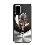 Personalized Little Cat Sit On The Moon Phone Case Printed NQVQ0909