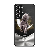 Personalized Little Cat Sit On The Moon Phone Case Printed NQVQ0909