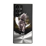 Personalized Little Cat Sit On The Moon Phone Case Printed NQVQ0909