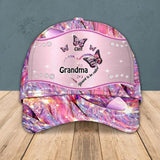 Personalized Grandma Kid Heart Colorful Sparkling 3D Cap Printed 22SEP-HQ09