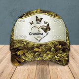 Personalized Grandma Kid Heart Colorful Sparkling 3D Cap Printed 22SEP-HQ09