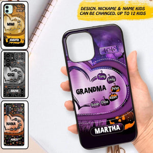 Personalized Halloween Heart Kid Phone Case Printed NQDT1009