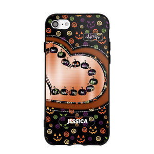 Personalized Halloween Heart Kid Phone Case Printed NQDT1009