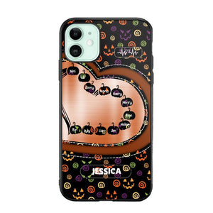 Personalized Halloween Heart Kid Phone Case Printed NQDT1009