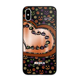 Personalized Halloween Heart Kid Phone Case Printed NQDT1009