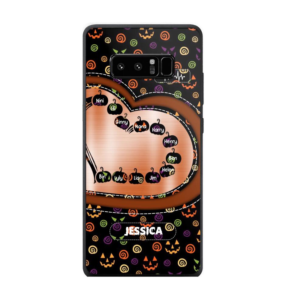 Personalized Halloween Heart Kid Phone Case Printed NQDT1009