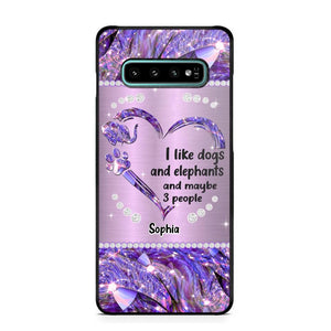 Personalized I Like Dogs And Elephants And Maybe 3 People Phone Case Printed NQVQ1009