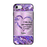 Personalized I Like Dogs And Elephants And Maybe 3 People Phone Case Printed NQVQ1009