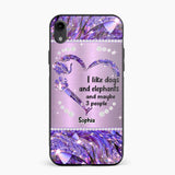 Personalized I Like Dogs And Elephants And Maybe 3 People Phone Case Printed NQVQ1009