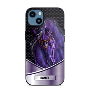 Personalized Horse Head Down Phone Case Printed NQDT1009