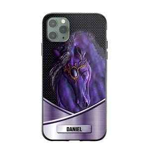 Personalized Horse Head Down Phone Case Printed NQDT1009