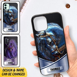 Personalized Horse Head Down Phone Case Printed NQDT1009