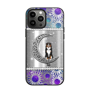 Personalized Dog Lover Sparkling Color Phone Case Printed 22SEP-MA10