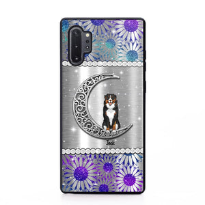 Personalized Dog Lover Sparkling Color Phone Case Printed 22SEP-MA10