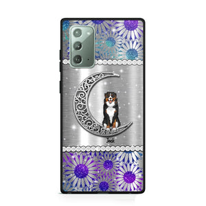 Personalized Dog Lover Sparkling Color Phone Case Printed 22SEP-MA10