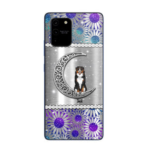 Personalized Dog Lover Sparkling Color Phone Case Printed 22SEP-MA10