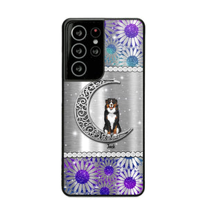 Personalized Dog Lover Sparkling Color Phone Case Printed 22SEP-MA10