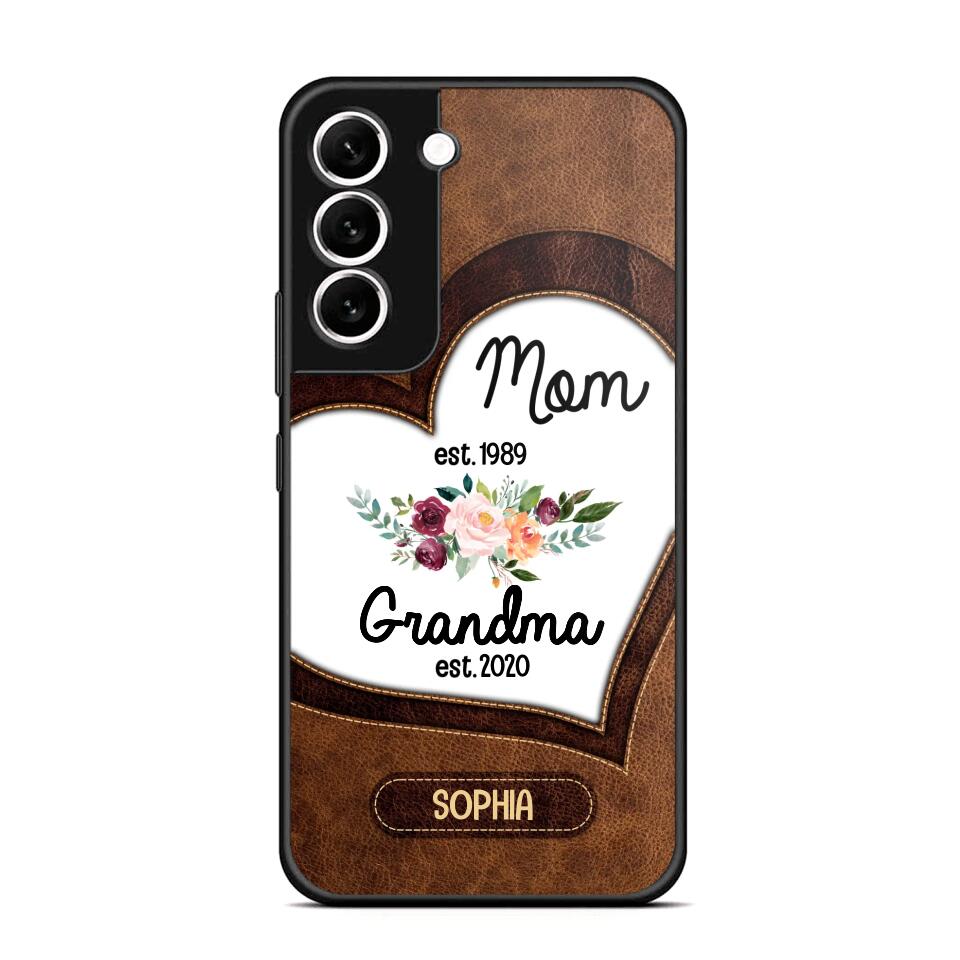 Personalized Mom And Grandma Phonecase 3D Printed QTVQ1209