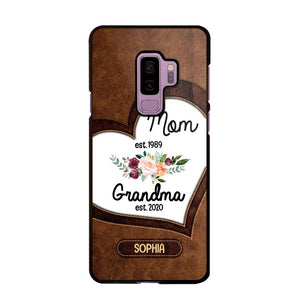 Personalized Mom And Grandma Phonecase 3D Printed QTVQ1209