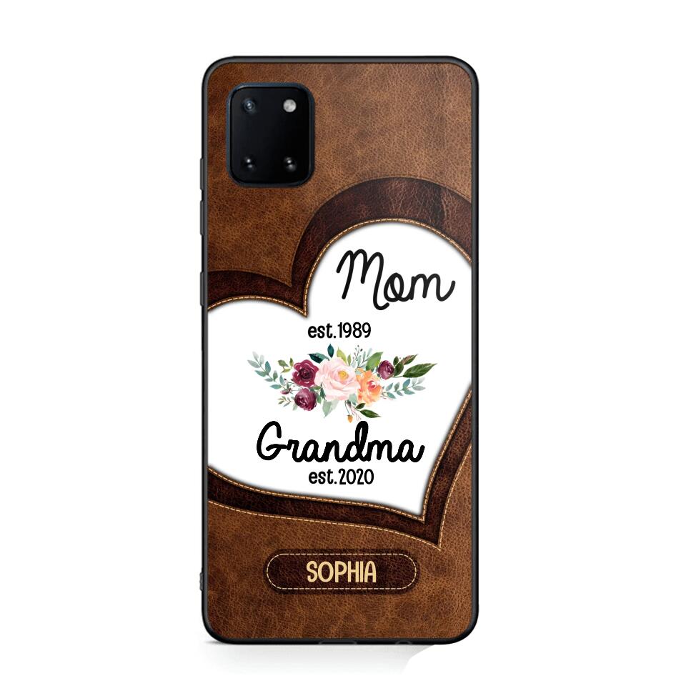 Personalized Mom And Grandma Phonecase 3D Printed QTVQ1209