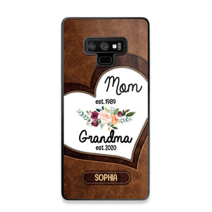 Personalized Mom And Grandma Phonecase 3D Printed QTVQ1209