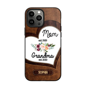 Personalized Mom And Grandma Phonecase 3D Printed QTVQ1209