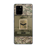 Personalized British Veterans/Soldier Camo Phone Case Printed 22SEP-DT12