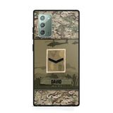 Personalized British Veterans/Soldier Camo Phone Case Printed 22SEP-DT12