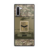 Personalized British Veterans/Soldier Camo Phone Case Printed 22SEP-DT12