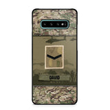 Personalized British Veterans/Soldier Camo Phone Case Printed 22SEP-DT12