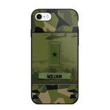 Personalized Swedish Veterans/Soldier Camo Phone Case Printed 22SEP-DT12