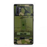 Personalized Swedish Veterans/Soldier Camo Phone Case Printed 22SEP-DT12